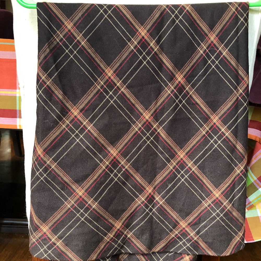 Long brown plus skirt